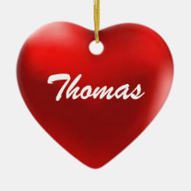Thomas Ornament Heart