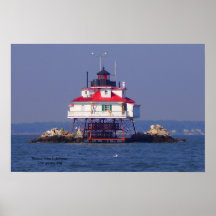 Thomas Point Lighthouse  Ch... Poster