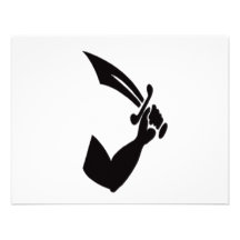 Thomas Tew-Black Custom Invitation