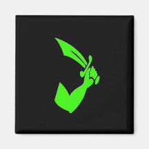 Thomas Tew-Green Refrigerator Magnets