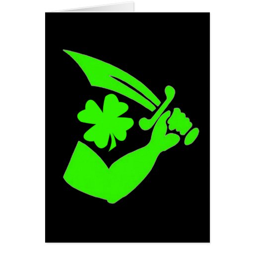 Thomas Tew-Shamrock Greeting Card