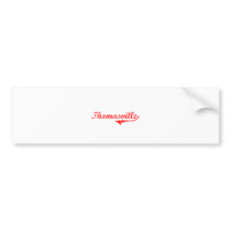Thomasville Georgia Classic Design Bumper Stickers