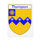 Thompson Coat of Arms/Family Crest postcards