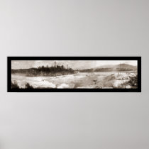 Thompson Falls MT Dam Photo 1915 Print
