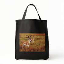 Thompsons Gazelle wildlife tote bags