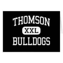 Thomson - Bulldogs - High School - Thomson Georgia Cards