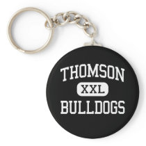 Thomson - Bulldogs - High School - Thomson Georgia Keychain