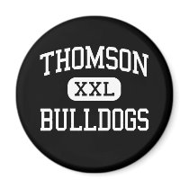 Thomson - Bulldogs - High School - Thomson Georgia Refrigerator Magnets