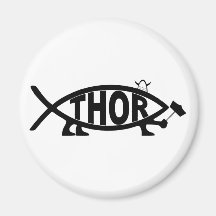 THOR Fish Refrigerator Magnet