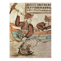 Thor fishing for the serpent of Midgard Post Cards