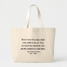 Thoreau Quote 2a Tote Bag
