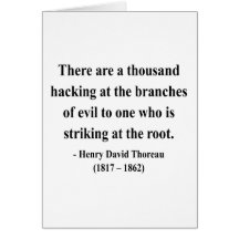 Thoreau Quote 5a Greeting Card