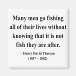 Thoreau Quote 8a Fridge Magnet