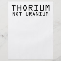 Thorium Not Uranium Flyer Design