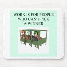 thorough bred horse racing design mouse pads