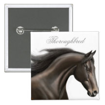Thoroughbred Horse Pin