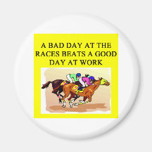 thoroughbred horse racing magnet