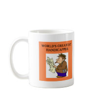 thoroughbred horse racing mug