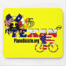 Thoroughbred Texan Cyclist Mousepad