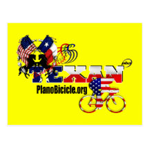 Thoroughbred Texan Cyclist Postcards