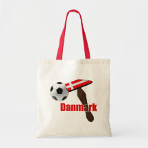Thors Hammer Danmark Dynamite Fodbold gear Tote Bag