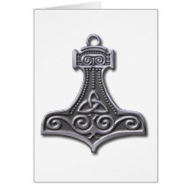 Thor's Hammer-silver Card