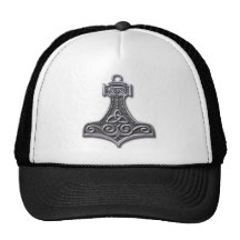 Thor's Hammer-silver Trucker Hat