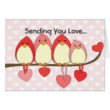 Those Birds On Valentines Day Cards