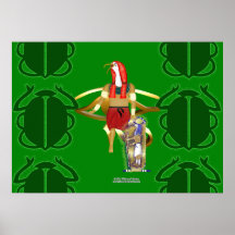 Thoth Cartouche Magic Poster
