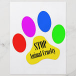 Thou Shalt Not Kill Stop Animal Cruelty Flyer