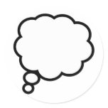 Thought Bubble Stickers