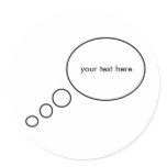 thought bubble stickers