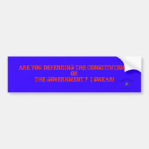 THOUGHT BUMPER STICKER