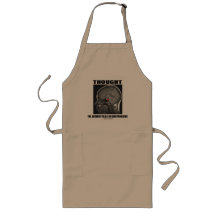 Thought The Answer To All Of Our Problems (Brain) Aprons