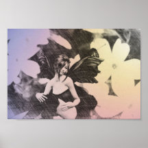 thoughtful fairy Poster