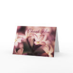 Thoughtfulness Greeting Card Thank You Lilac