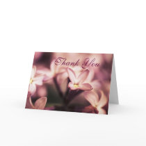 Thoughtfulness Greeting Card Thank You Lilac