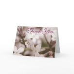 Thoughtfulness Greeting Card Thank You Lilac