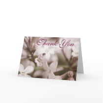 Thoughtfulness Greeting Card Thank You Lilac