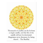 Thousands of candles can be lit from a single..... post card