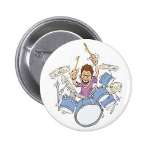 thrashing drummer buttons