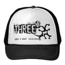"Three3Three" Logo Trucker Trucker Hat