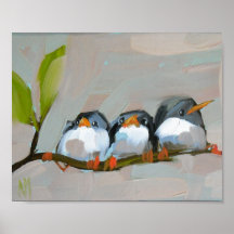 three barn swallows archival print by moulton