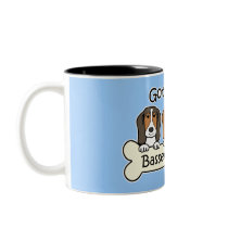 Three Basset Hounds Mugs