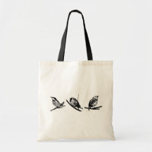 Three Birds Tote Bags