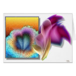 Three Blooms. (card)