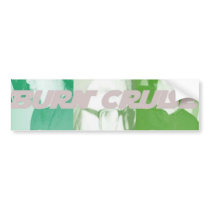 three bumper sticker