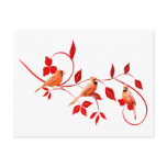 Three Cardinals Post Card