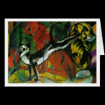 Three Cats - Franz Marc cards