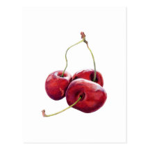 Three Cherries Postcard